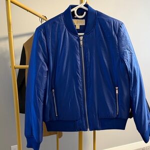 🤩MICHAEL KORS~GREAT CONDITION🤩  Royal Blue Bomber Jacket med.